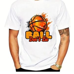 Basketball "Ball Dont Lie" Crew Neck T shirt